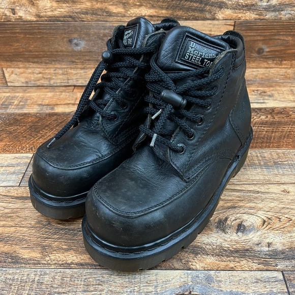 Dr. Martens Other - DR. Martens Vintage Made in England Steel Toe Leather Boots US Men's 6 AW004